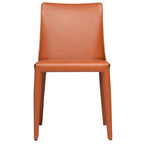 Brązowe Krzesło do Jadalni z Wegańskiej Skóry w Stylu Mid-Century Modern, Miejsca dla 1 osoby