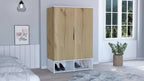 FM Furniture Rose Double Armoire with Hanging Rod