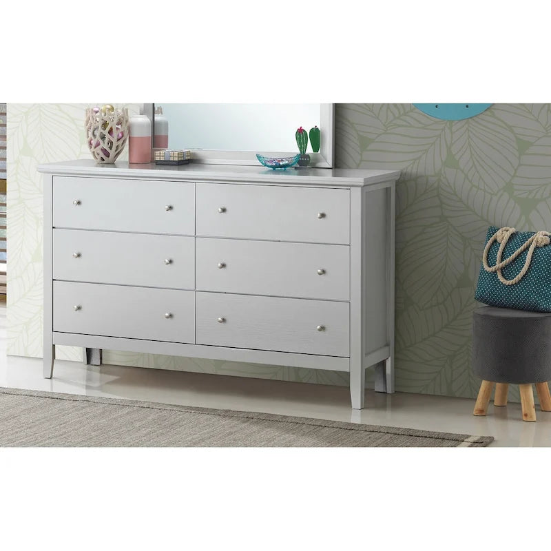 Primo 6-Drawer Espresso Dresser
