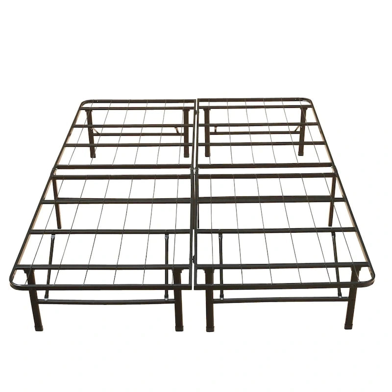 Czarna Rama Łóżka Platformowego Queen Size, 35,5 cm, 1-osobowa