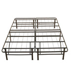 Czarna Rama Łóżka Platformowego Queen Size, 35,5 cm, 1-osobowa