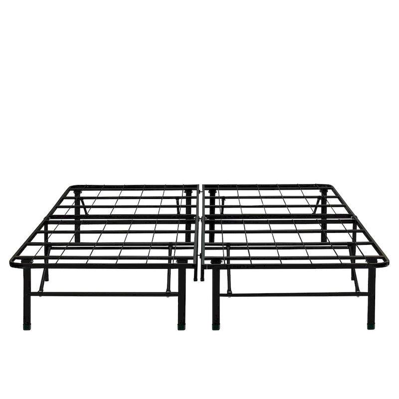 Czarna Rama Łóżka Platformowego Queen Size, 35,5 cm, 1-osobowa