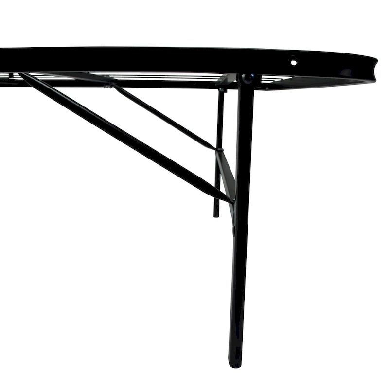 Czarna Rama Łóżka Platformowego Queen Size, 35,5 cm, 1-osobowa