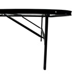 Czarna Rama Łóżka Platformowego Queen Size, 35,5 cm, 1-osobowa