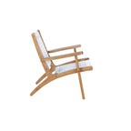 Szaro-brązowe krzesło akcentujące z liną w heksagony, styl mid-century, 1-osobowe