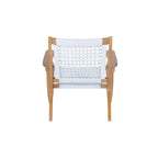 Szaro-brązowe krzesło akcentujące z liną w heksagony, styl mid-century, 1-osobowe