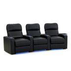 Fotel kinowy z funkcją Black Power Recliner, rząd 3 foteli