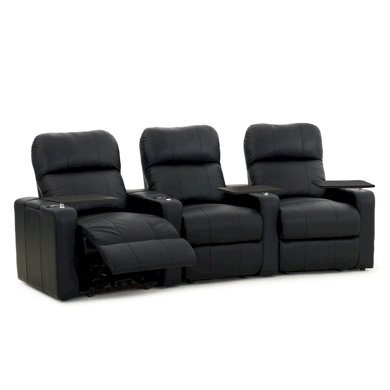 Fotel kinowy z funkcją Black Power Recliner, rząd 3 foteli