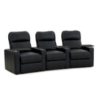 Fotel kinowy z funkcją Black Power Recliner, rząd 3 foteli
